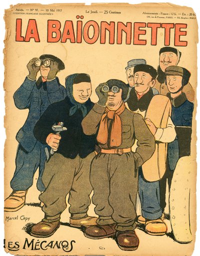 Cover of La Baionnette, Satirical in Colors by Marcel Amable O.L. Capy