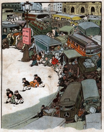 Traffic at the Place de l