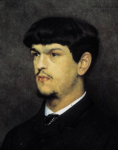 Portrait of Claude Debussy by Marcel Andre Baschet