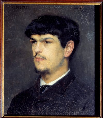 Portrait of the French Composer Claude Debussy by Marcel Andre Baschet