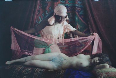 Reclining Nude with Slave by Marcel Meys