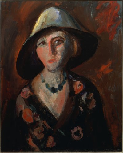 Portrait of Madame Millett by Marcel Poncet