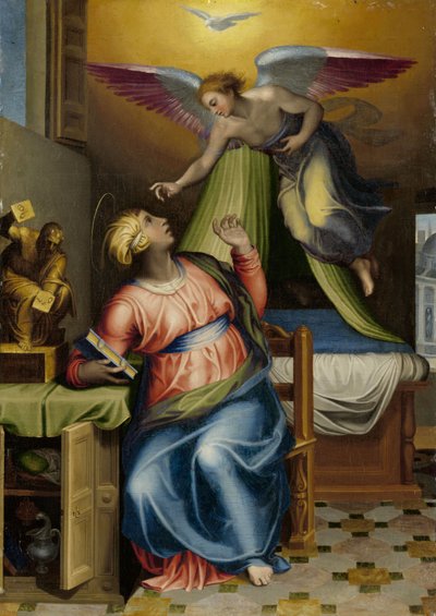 Annunciation to the Virgin by Marcello Venusti