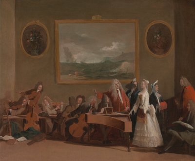 Rehearsal of an Opera by Marco Ricci