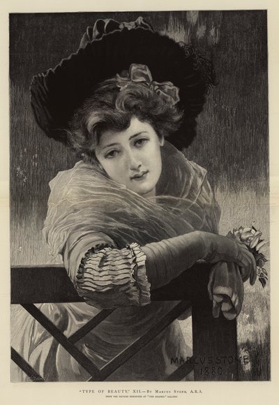 Type of Beauty, XII by Marcus (after) Stone