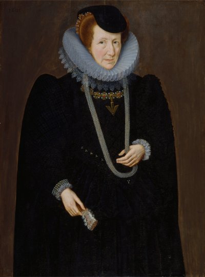 Portrait of a Woman, Probably Mary, Lady Scudamore by Marcus Gheeraerts the Younger