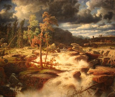 Waterfall in Småland by Marcus Larson