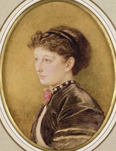 Kate Collins (nee Dickens) by Marcus Stone