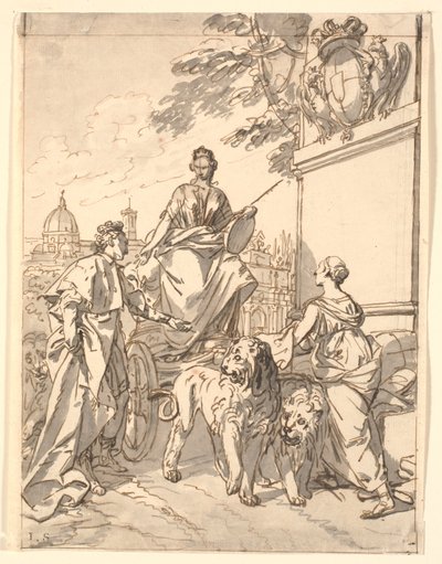 Allegorical Leaf on the Occasion of Duke Franz III
