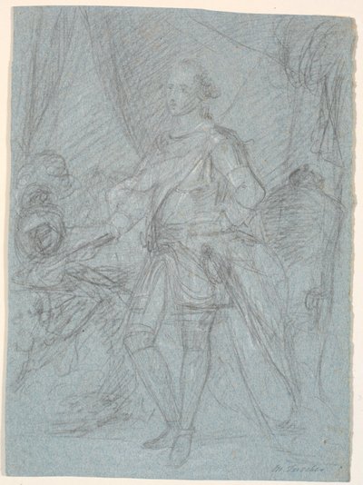 Draft for Full-Length Portrait. Preliminary Work for Chr. VI