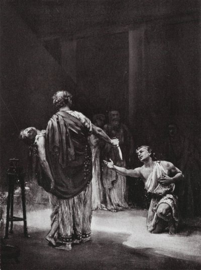Aristodemus of Messenia Sacrifices His Daughter by Margaret (after) Dovaston