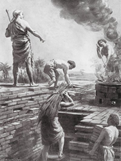 Building a Temple-Tower by Margaret (after) Dovaston