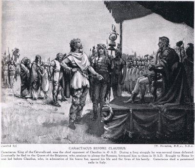Caractacus Before Claudius, Illustration from 