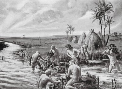 Draining the Marshes by Margaret (after) Dovaston