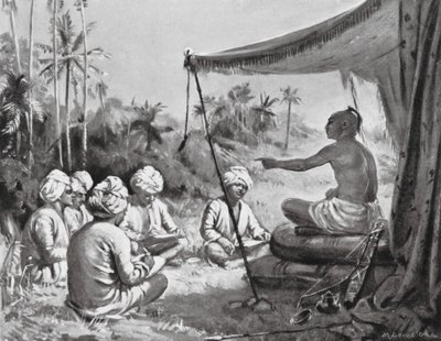 Kulottunga Chola Instructs His Surveyors, AD 1086 by Margaret (after) Dovaston