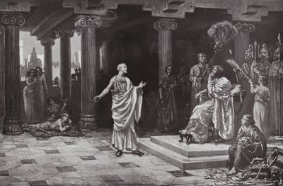 Solon at the Court of Croesus by Margaret (after) Dovaston