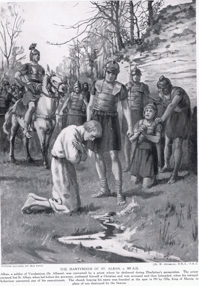 The Martyrdom of St. Alban, Illustration from 