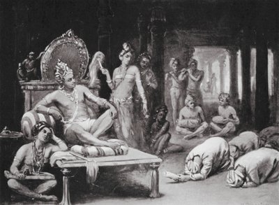 Vikramanka Chalukhya Sends a Friendly Letter to Kulottunga Chola by Margaret (after) Dovaston