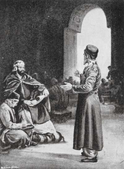 Vologeses III Superintends the Collection of the Pehlevi Avesta, AD 160 by Margaret (after) Dovaston
