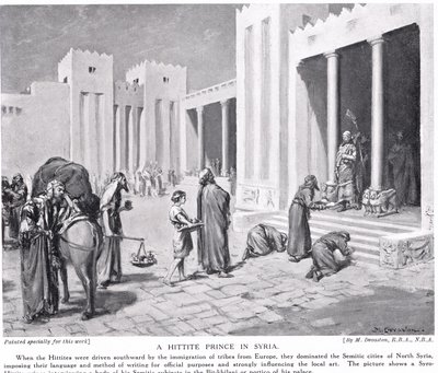 A Hittite Prince in Syria, illustration from 
