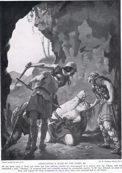 Constantine II Slain by Danes AD 881 by Margaret Dovaston