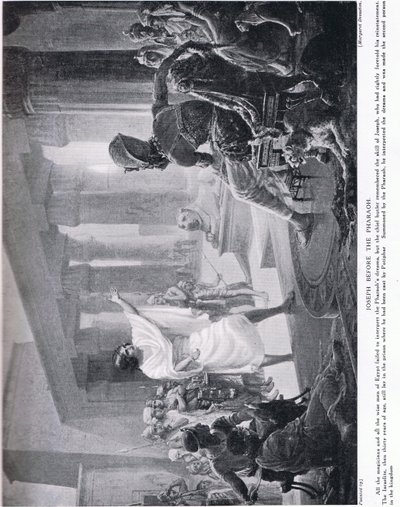 Joseph before Pharaoh by Margaret Dovaston
