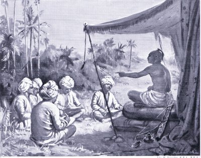 Kulottunga Chola instructs his surveyors 1086 AD by Margaret Dovaston
