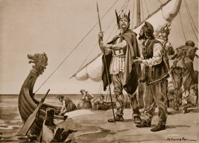 Rurik Departs for the Land of the Slavs, 862 by Margaret Dovaston