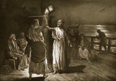 "Strike, but hear me", illustration from 