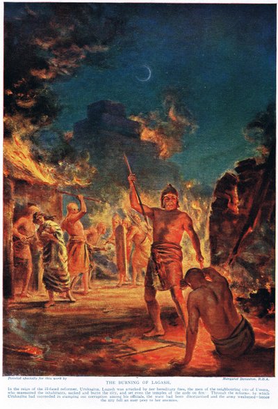 The Burning of Lagash, Illustration from 