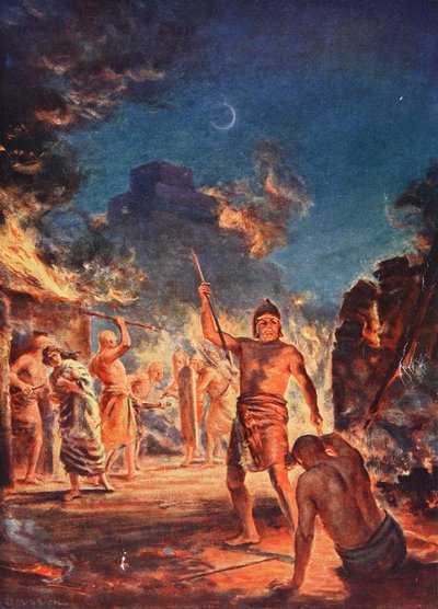 The Burning of Lagash, illustration from 