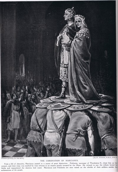 The coronation of Marcianus by Margaret Dovaston