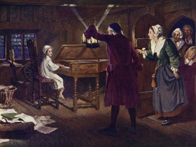 The Child Handel by Margaret Isabel Dicksee