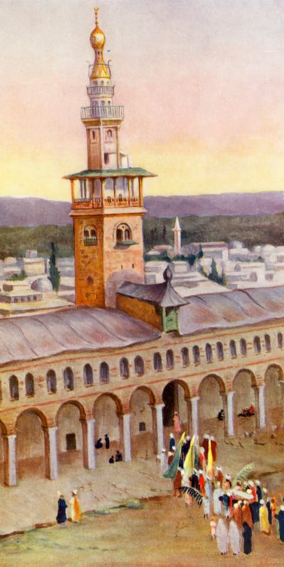 Court of the Great Mosque, Damascus by Margaret Thomas
