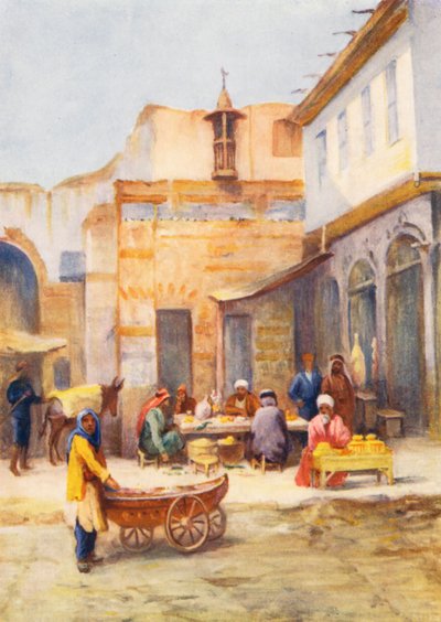Outdoor Restaurant by Margaret Thomas