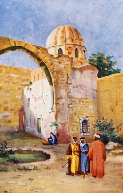 Tomb of Saladin, Exterior by Margaret Thomas