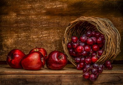 Autumn Fruit Still Life by Margareth Perfoncio