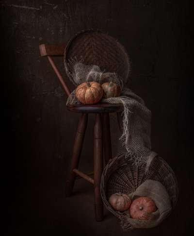 Autumn Harvest Still Life by Margareth Perfoncio
