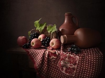 Autumn Harvest Still Life by Margareth Perfoncio