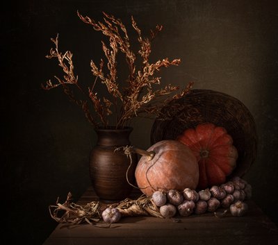 Dark Harvest Pumpkins by Margareth Perfoncio