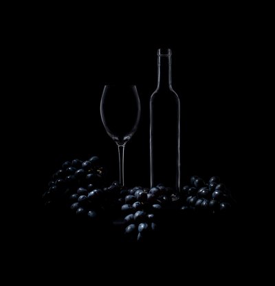 Elegant Wine Still Life by Margareth Perfoncio