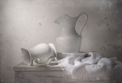 Quiet Ceramic Still Life by Margareth Perfoncio