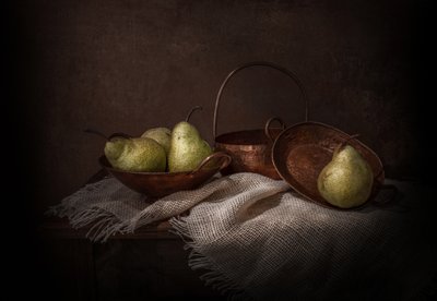 Rustic Copper Pears by Margareth Perfoncio