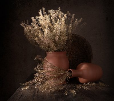 Rustic Dried Flowers by Margareth Perfoncio