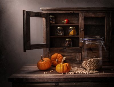 Rustic Fall Pantry by Margareth Perfoncio