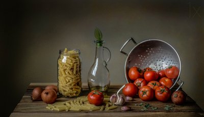 Rustic Italian Ingredients by Margareth Perfoncio