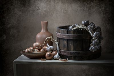 Rustic Kitchen Harvest by Margareth Perfoncio