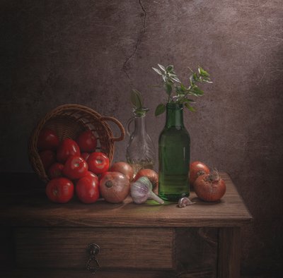 Rustic Kitchen Ingredients by Margareth Perfoncio