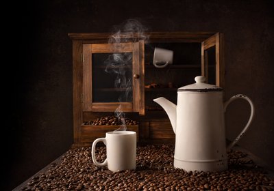 Steaming Morning Coffee by Margareth Perfoncio