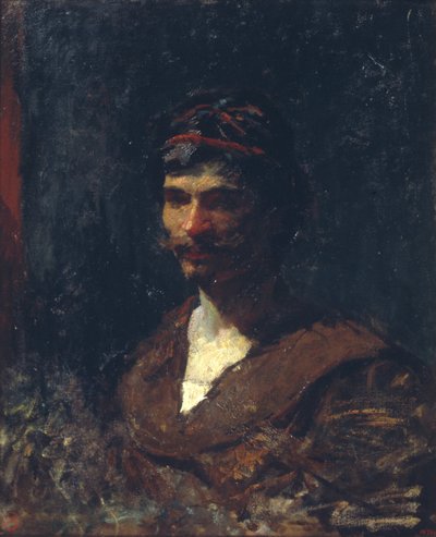 Bust of a Man. Allegory of Bacchus by Marià Fortuny Marsal